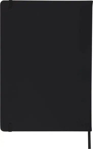 Cuaderno A4 PU reciclado 96p 65gsm FSC banda elástica