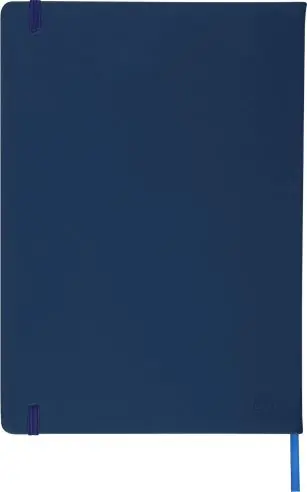 Cuaderno A4 PU reciclado 96p 65gsm FSC banda elástica