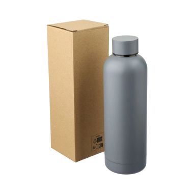 Botella de acero reciclado de 500 ml de doble pared