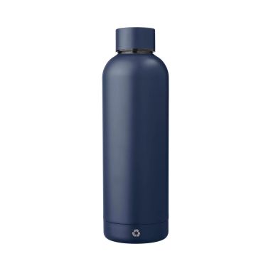 Botella acero reciclado doble pared 500 ml grabado y caja