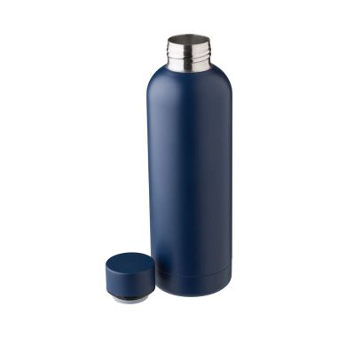 Botella acero reciclado doble pared 500 ml grabado y caja