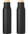 Botella termo acero 500 ml tapón símil bambú - Imagen 7