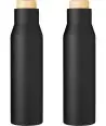Botella termo acero 500 ml tapón símil bambú - Imagen 12