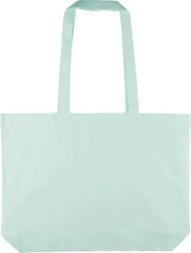 Bolsa tote algodón 140 g/m² refuerzo 10 cm