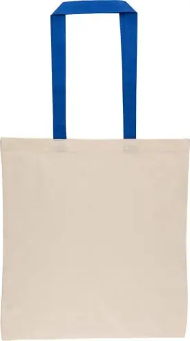 Bolsa tote algodón 140 g/m² asas color