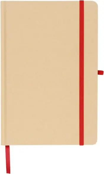 Cuaderno Kraft A5 80p 70gsm aluminio efecto espejo FSC