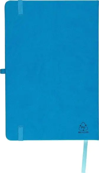 Cuaderno PU reciclado A5 80p 70gsm FSC grabado relieve