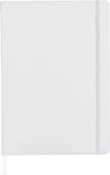 Cuaderno A4 PU reciclado 96p 65gsm FSC banda elástica