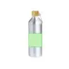 Bidón aluminio 800 ml tapón bambú mosquetón libre BPA - Imagen 9