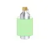 Bidón aluminio 800 ml tapón bambú mosquetón libre BPA - Imagen 13