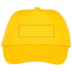 Gorra infantil de 5 paneles algodón 175 g/m²