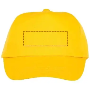 Gorra infantil de 5 paneles algodón 175 g/m²