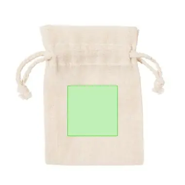 Bolsita de algodón 105 g/m² con cordón