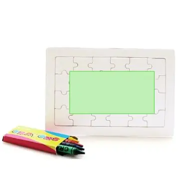 Puzzle 24 piezas con 4 ceras
