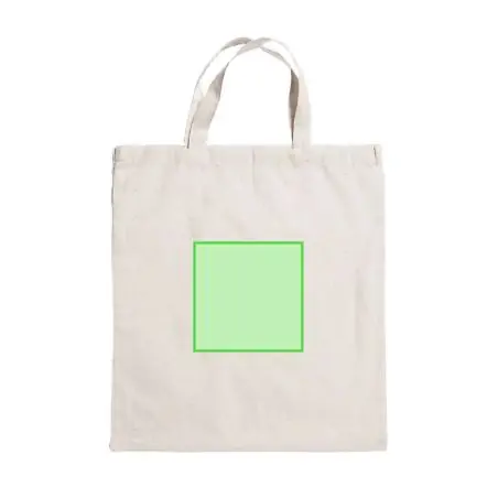 Bolsa algodón natural asas cortas hasta 7 kg