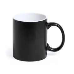 Taza cerámica 350ml exterior color marcaje láser
