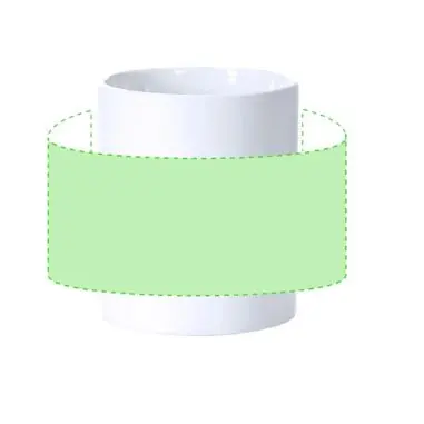 Taza cerámica mate 350 ml sublimación