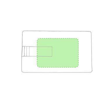 Memoria USB tarjeta caña de trigo ABS 16GB plegable eco