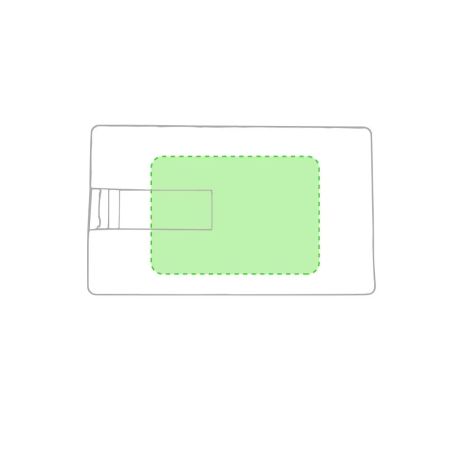 Memoria USB tarjeta caña de trigo ABS 16GB plegable eco