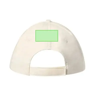 Gorra 5 paneles algodón orgánico visera corcho natural