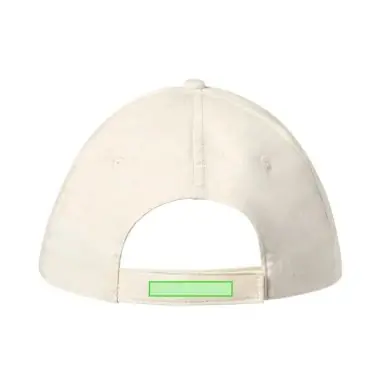 Gorra 5 paneles algodón orgánico visera corcho natural