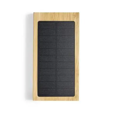 Power bank bambú solar 10000 mAh 5W