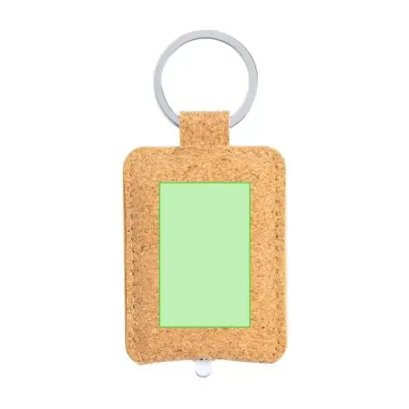 Llavero linterna corcho natural LED