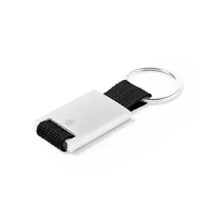 Llavero aluminio reciclado con cinta