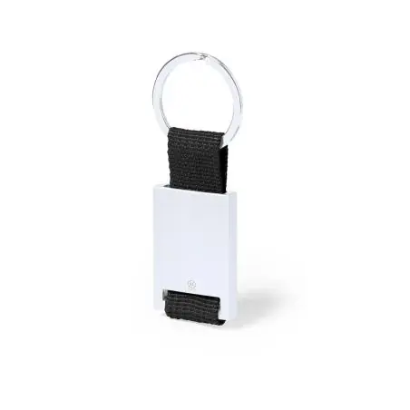 Llavero aluminio reciclado con cinta