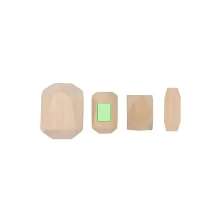 Juego de habilidad de madera de pino 4 piezas