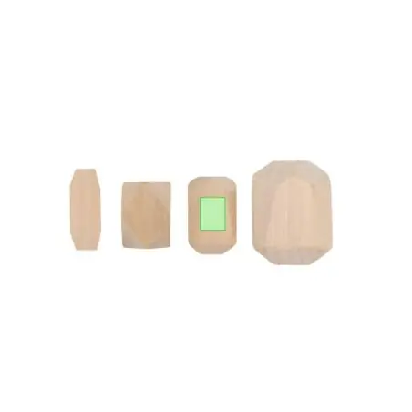 Juego de habilidad de madera de pino 4 piezas
