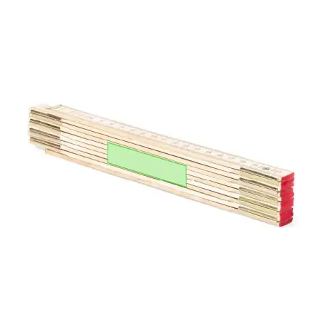 Regla carpintero madera plegable 2 m