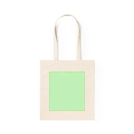Bolsa algodón 300g/m2 asas largas cosida 10 kg 41x37 cm