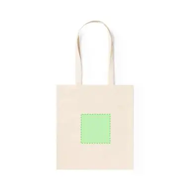 Bolsa algodón 300g/m2 asas largas cosida 10 kg 41x37 cm