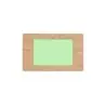 Set 10 tarjetas madera natural veteado marcaje láser kraft - Imagen 10