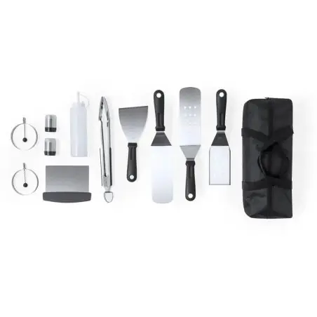 Set barbacoa 11 accesorios en macuto