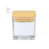 Vela aromática vainilla cristal cuadrado bambú kraft FSC - Imagen 4