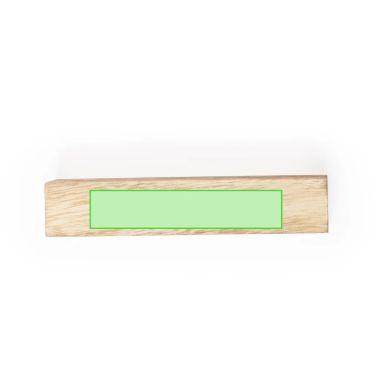 Portagráfica madera MDF pizarra doble cara kraft 22.7x15cm