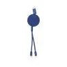 Cable cargador extensible aluminio reciclado 2.4A - Imagen 6