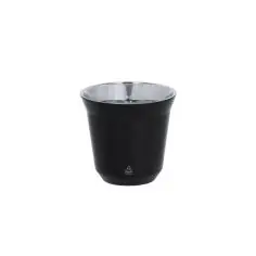 Set vasos acero reciclado doble pared 80 ml