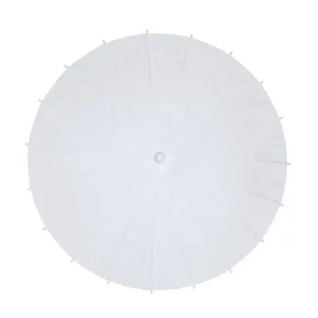 Sombrilla madera tela papel 58 cm varillas madera manual