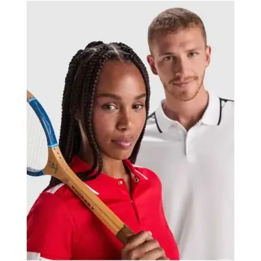 Polo deportivo mujer poliéster reciclado antibacteriano