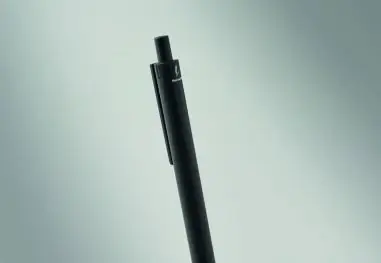 Bolígrafo caña trigo ABS tinta azul 14 cm