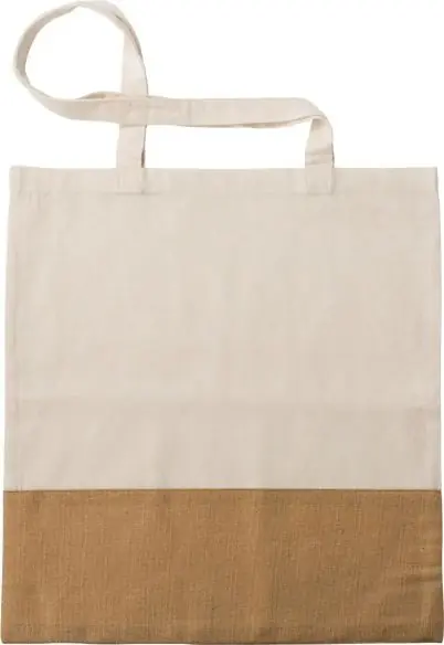 Bolsa algodón 160 g/m² base imitación yute
