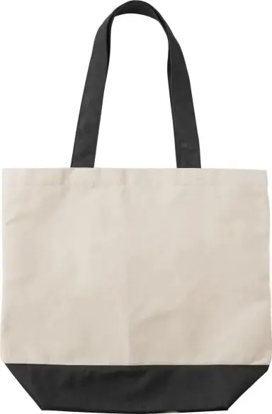 Bolsa lona algodón 280 g/m² con bolsillo interior