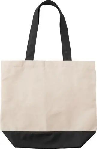 Bolsa lona algodón 280 g/m² con bolsillo interior