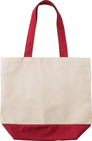 Bolsa lona algodón 280 g/m² con bolsillo interior