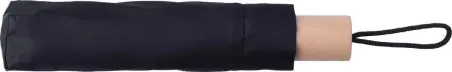 Paraguas plegable rPET pongee 8 paneles mango roble