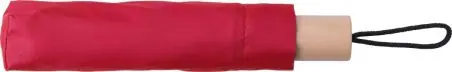 Paraguas plegable rPET pongee 8 paneles mango roble