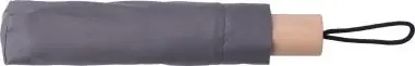 Paraguas plegable rPET pongee 8 paneles mango roble